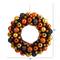 19" Shatterproof Jack-o-lantern Halloween Ornament Wreath